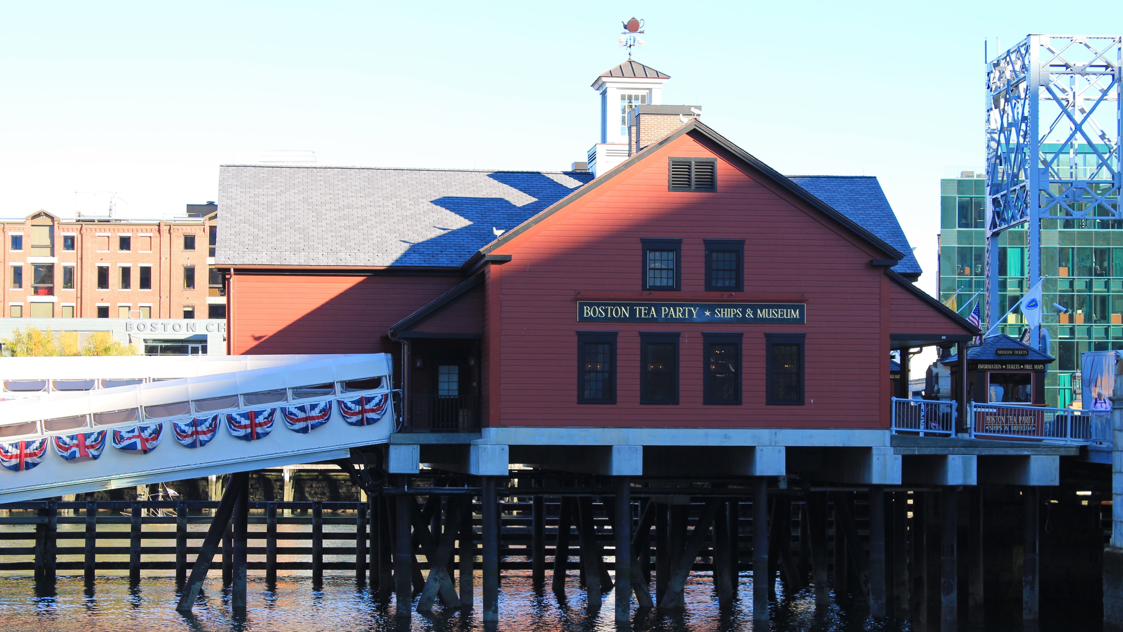 Boston Tea Party Ships and Museum on the waterfront